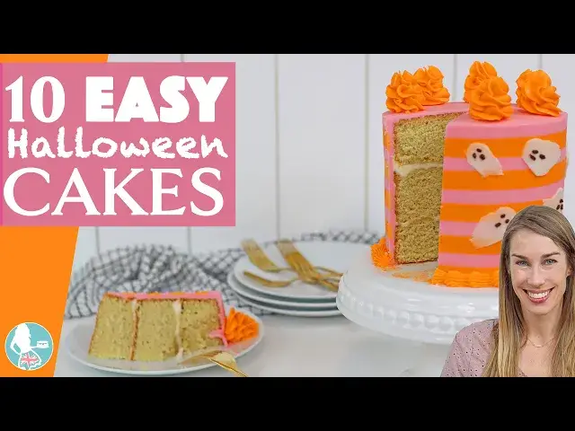 Video thumbnail for 10 Easy Halloween Cake and Cupcake Ideas