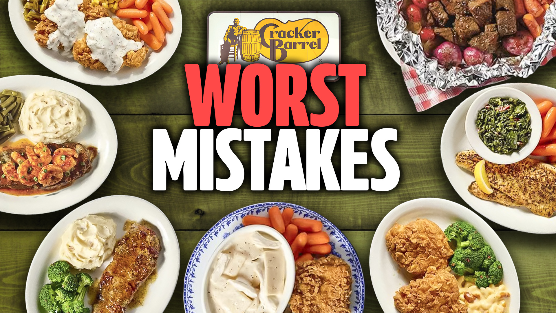 Video thumbnail for The Worst Mistakes You Can Make When Eating At Cracker Barrel