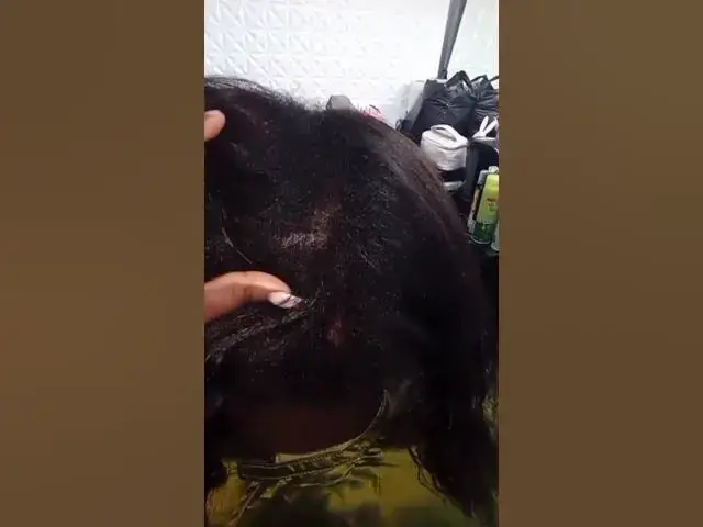 'Video thumbnail for Relaxed Hair on client with Postpartum Shedding #relaxingnaturalhair #relaxedhaircare #healthyhairjo'