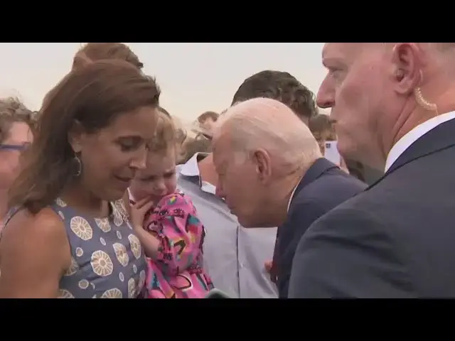 Video thumbnail for Biden's Creepy And Disgusting Interaction With Baby Caught On Camera - Disturbing Behavior