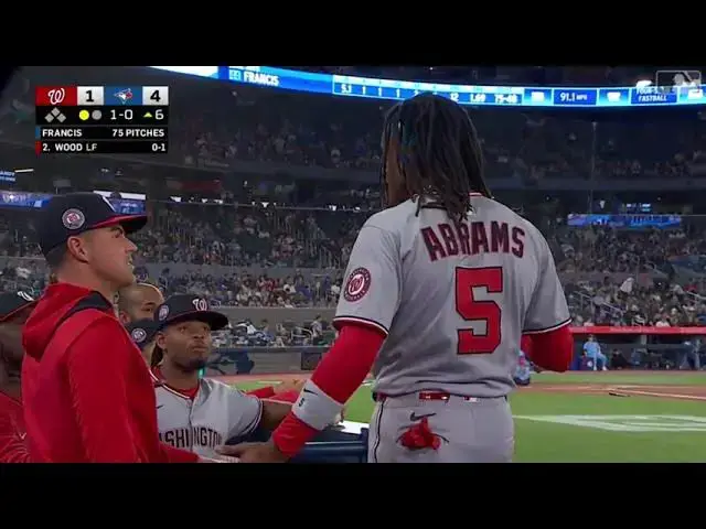 'Video thumbnail for James Wood LAUNCHES a Solo Home Run! | 1st HR of 2025 | Washington Nationals | 03/31/2025'