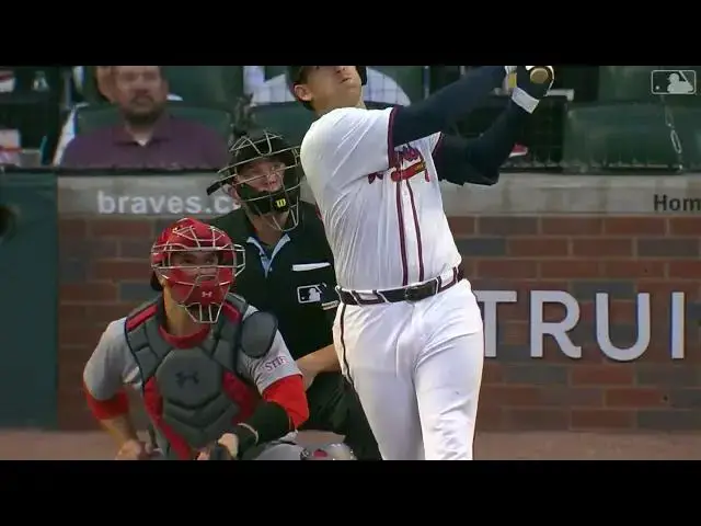 'Video thumbnail for Austin Riley DRILLS a Two-Run Home Run! | 6th HR of 2025 | Atlanta Braves | 04/21/2025'