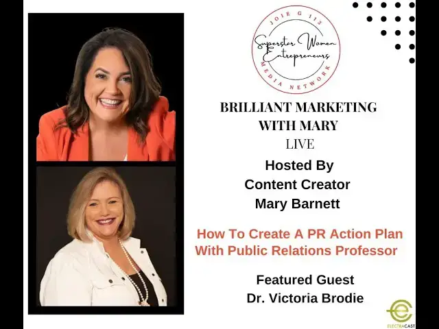 Video thumbnail for 203.  How To Create A PR Action Plan With Public Relations Professor Dr. Victoria Brodie