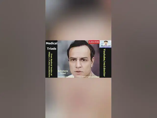 Video thumbnail for #achalisia #triad #medical #no1doctor#doctor #usmle #usmleprep #mrcs #mrcs_uk #dratef #MCQS #top