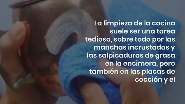 'Video thumbnail for El truco de limpieza definitivo para que tu cocina brille en menos de un minuto:'