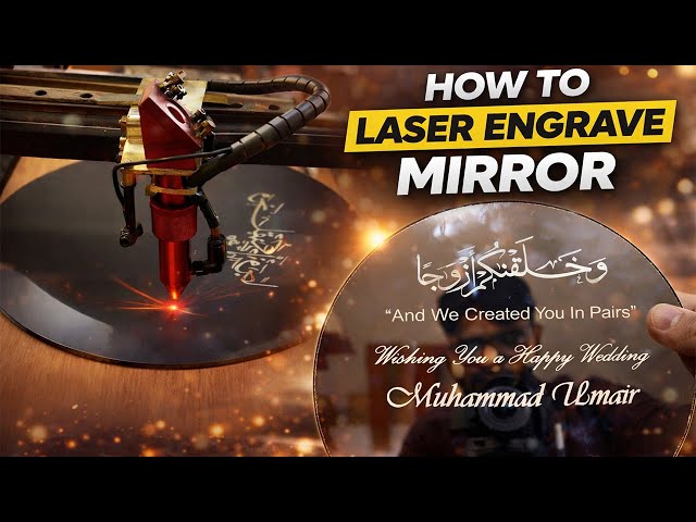 Video thumbnail for How to Laser Engraved Mirror Glass with CO2 Laser Cutting Machine Pro Tips