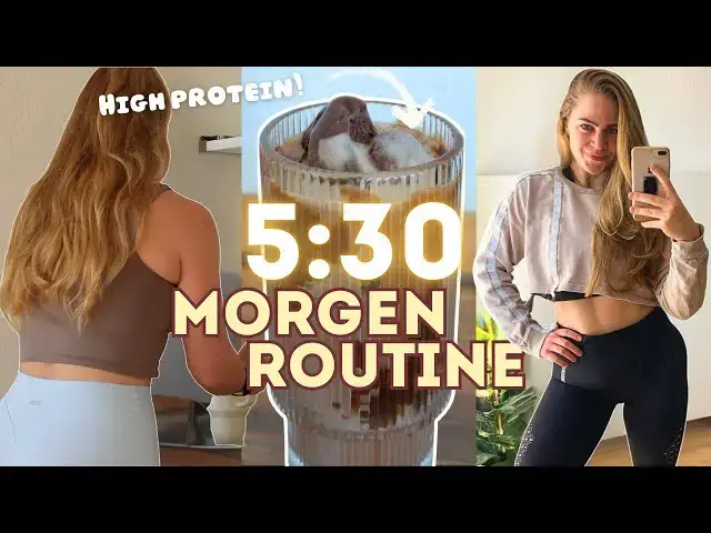 Video thumbnail for 100 TAGE ABNEHMEN | 5:30 ROUTINE & REALISTISCHER TAG