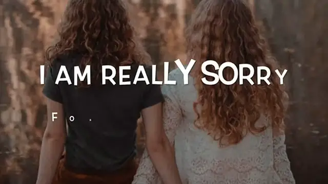 Video thumbnail for Cute sorry message for sister _ I’m sorry for hurting you my sister