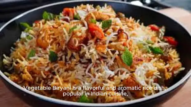 'Video thumbnail for How to make Vegetable Biryani '