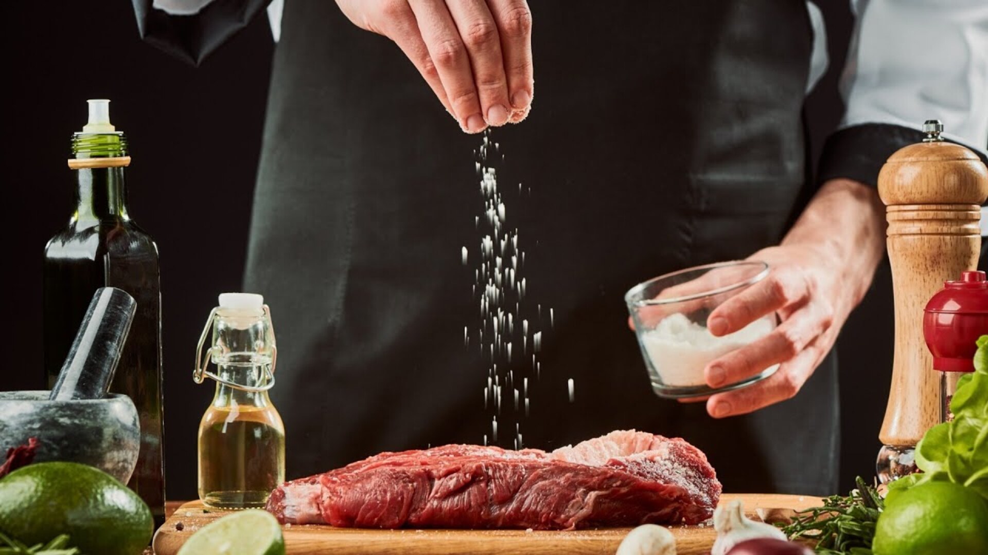 Video thumbnail for Why You Should Never Use Table Salt To Season Steaks