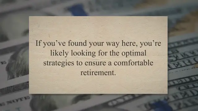 'Video thumbnail for Optimizing Your Retirement Accounts: A Mid-Year Guide'
