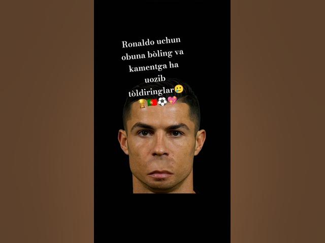 Video thumbnail for Ronaldo uchun obuna bòling 🥺🏆🇵🇹⚽💖 #football #neymarpsg #sports #ronaldo #edit