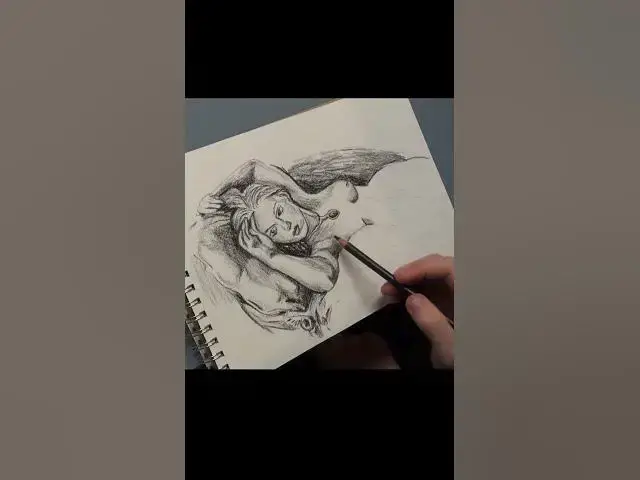 Video thumbnail for Nude Titanic Rose #drawing