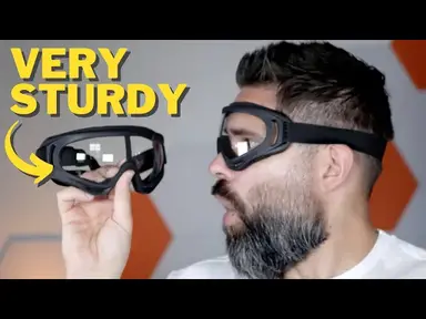 'Video thumbnail for Very Sturdy! These Foam Gun Nerf Eye Safety Goggles'
