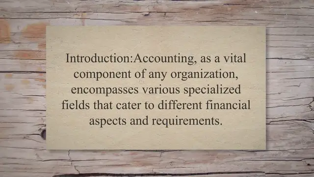 Video thumbnail for Types of Accounting