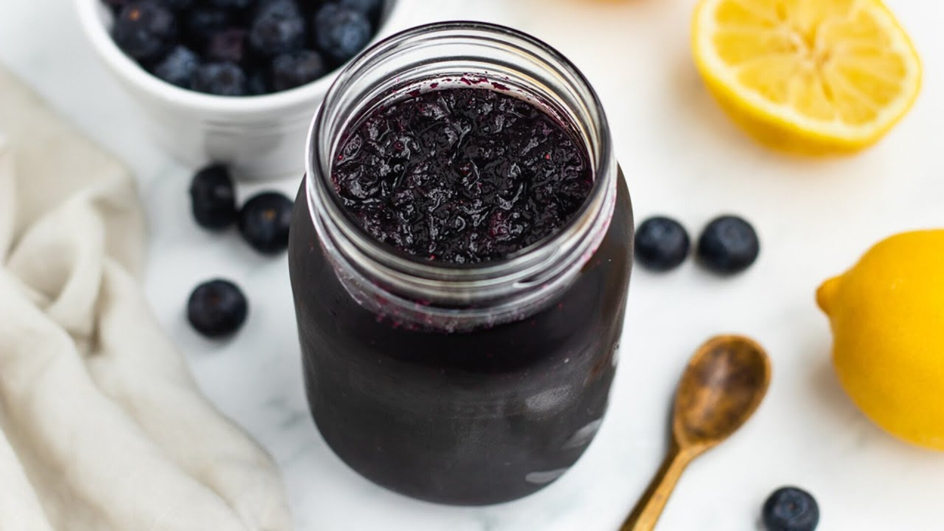 Video thumbnail for 3-Ingredient Blueberry Jam Recipe
