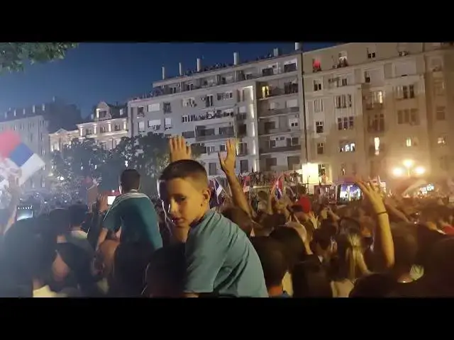 'Video thumbnail for 50,000 People Welcome Serbian Olympic Medalists in Belgrade'