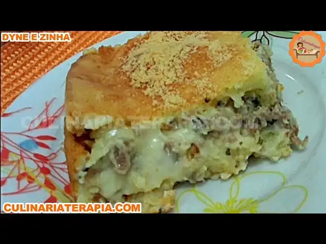 Video thumbnail for TORTA CREMOSA DE BATATA COM CARNE MOÍDA E CATUPIRY