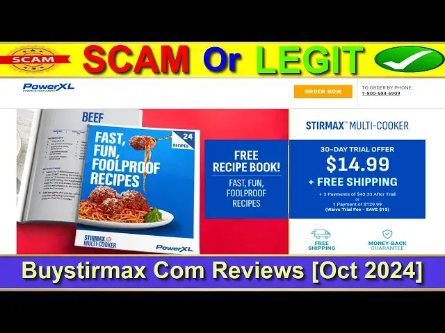 Video thumbnail for Buystirmax Com Reviews (Oct 2024) - Is Stirmax A Scam Or Legit Site? Find Out! | Product Review