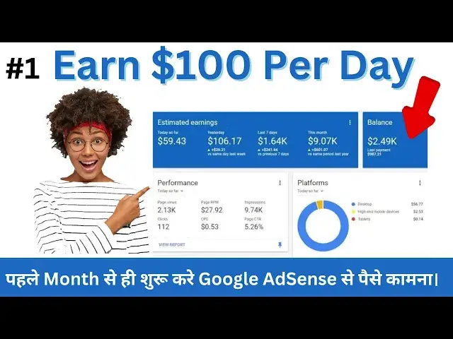 Video thumbnail for How to Earn Money from Google AdSense 2024 | Google AdSense #Lesson 1