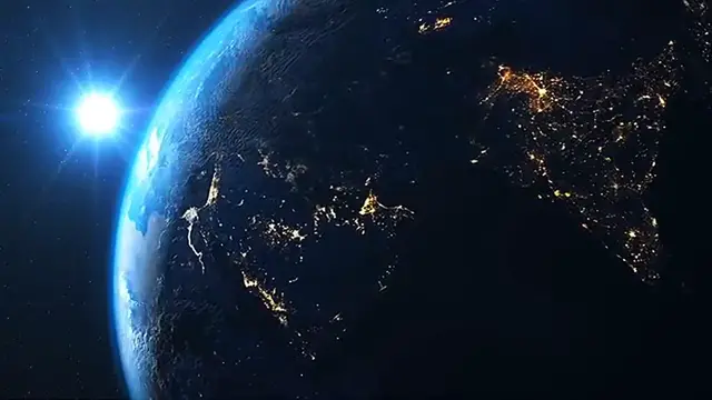 'Video thumbnail for 4K Planet Earth Spinning in Space _ Free HD Videos - No Copyright(360P)'