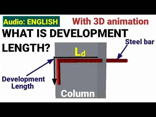 Video thumbnail for What is development length? | factors affecting development length | what is Ld | civil tutor | #BBS
