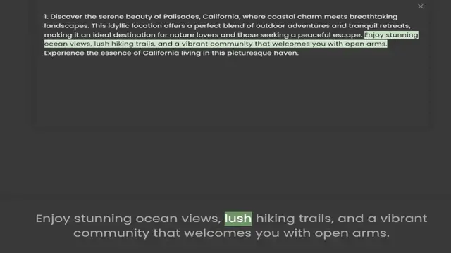 Video thumbnail for landscapes. This idyllic location offers a perfect blend of outdoor adventures and tranquil retreats, making it an ideal destination for nature lovers and those seeking a peaceful escape. Enjoy stunning ocean views, lush hiking trails, an