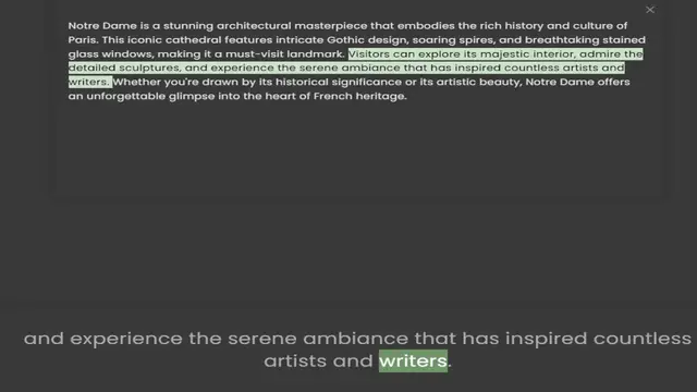 Video thumbnail for Paris. This iconic cathedral features intricate Gothic design, soaring spires, and breathtaking stained glass windows, making it a must-visit landmark. Visitors can explore its majestic interior, admire the detailed sculptures, and experi
