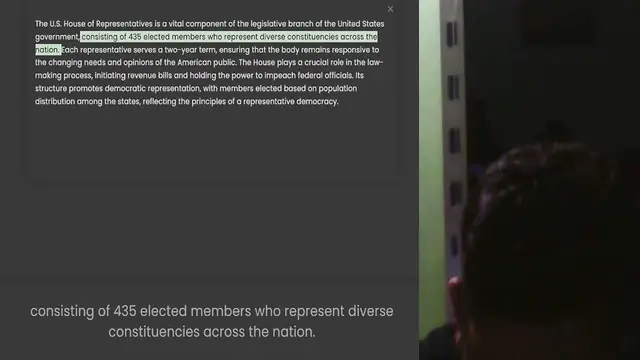 Video thumbnail for government, consisting of 435 elected members who represent diverse constituencies across the nation. Each representative serves a two-year term, ensuring that the body remains responsive to the changing needs and opinions of the American