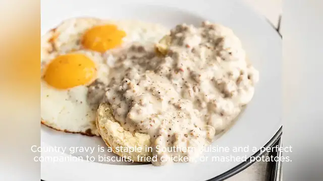 Video thumbnail for country gravy recipe
