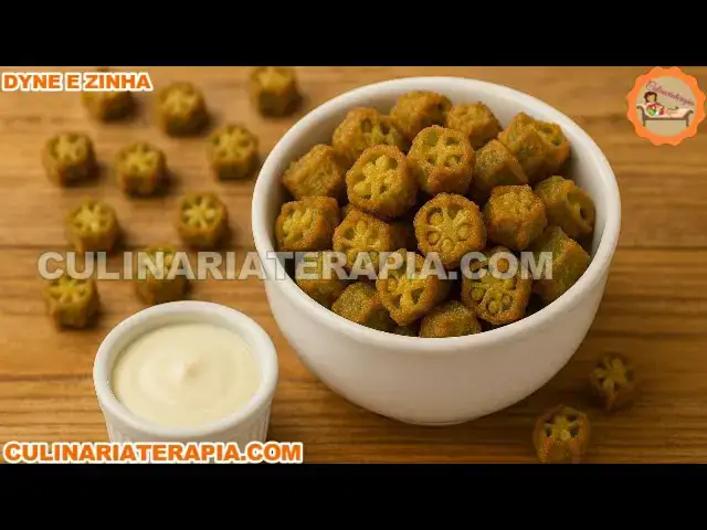 Video thumbnail for Quiabo Frito Sem Baba – Receita Fácil, Crocante e Saborosa