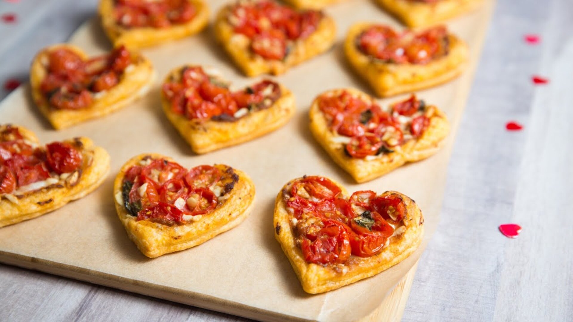 Video thumbnail for Tender Tomato Hearts (A Valentine's Day Appetizer) Recipe