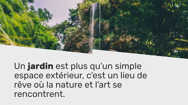 Video thumbnail for Comment créer votre jardin de rêve en quelques étapes ?