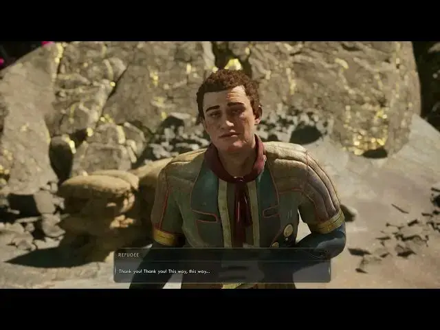 'Video thumbnail for The Outer Worlds 2 - On The Trail of The Traitor: Help "Refugee" | Kill Scrapper Ambushers Gameplay'