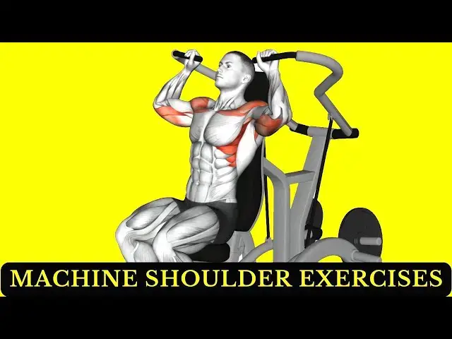 Video thumbnail for 7 Shoulder Machine Workout Exercises to BUILD BIGGER Delts