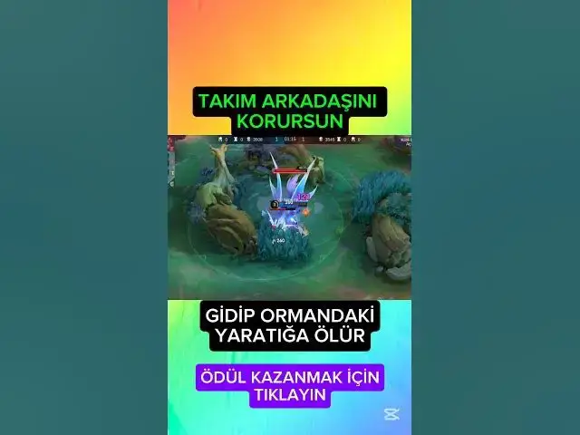 'Video thumbnail for Takım arkadaşını korursun, Gidip ormanda ölür. #MLBB #mobilelegendsbangbang #mobilelegends'