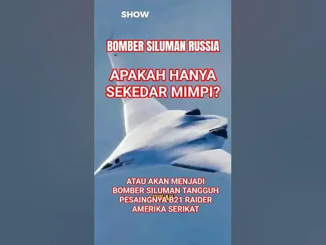 'Video thumbnail for BOMBER SILUMAN RUSSIA TUPOLEV PAK DA #russia #aircraft #tupolev #tu95 #usa #china #stealthbomber'