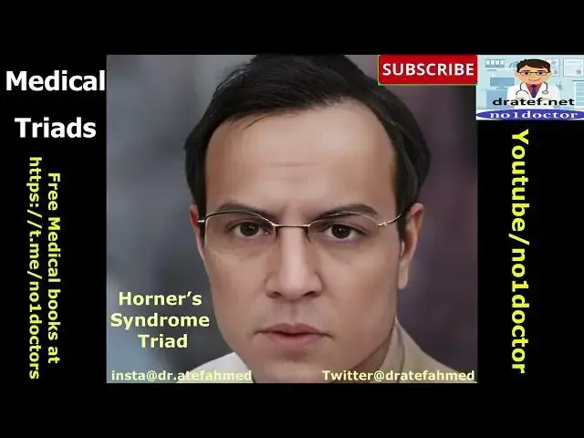 Video thumbnail for Horner’s Syndrome Triad/Medical Triads /Medical Mnemonics/#shorts/Medical students/Frcs/Usmle/Mrcs