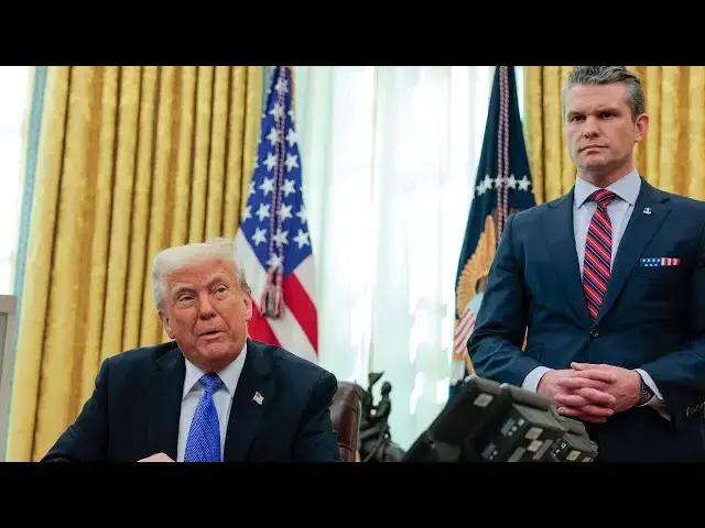 Video thumbnail for 'This Was A Big Secret' - Trump, Hegseth Make Emergency Announcement From Oval Office