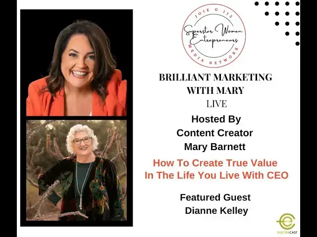 Video thumbnail for 210. How To Create True Value In The Life You Live With CEO Dianne Kelle