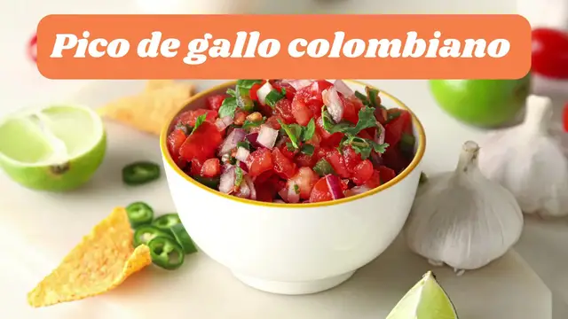 Video thumbnail for El tradicional pico de gallo colombiano fresco, fácil y delicioso