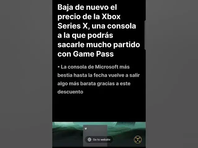 'Video thumbnail for XBOX Sigue  Bajando Los precios #xboxonex #gamingconsole #xboxserisx'