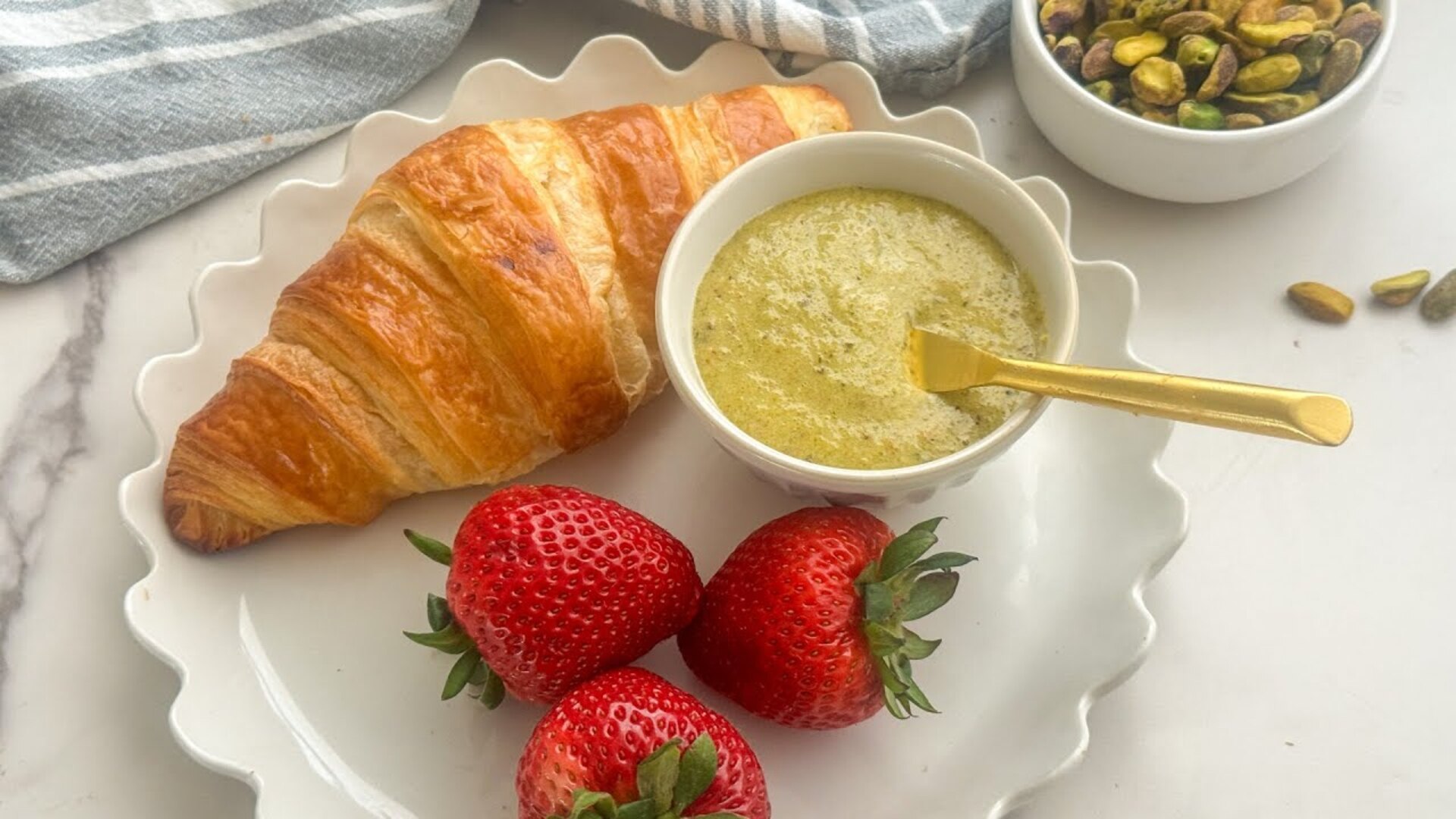 Video thumbnail for Our Pistachio Cream Recipe Can Elevate Any Breakfast Pastry