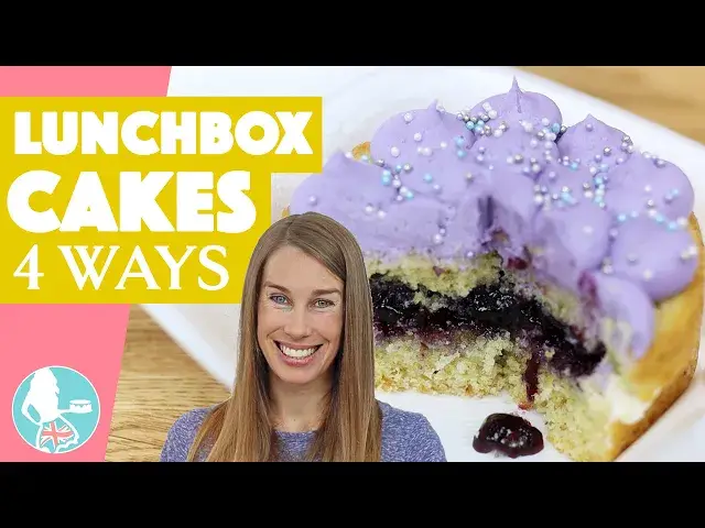 Video thumbnail for Lunchbox Cakes 4 Ways