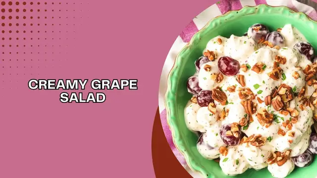 Video thumbnail for Creamy Grape Salad