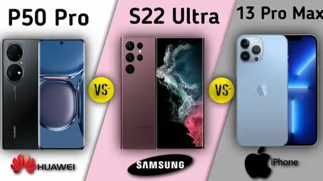 Video thumbnail for P50 Pro vs S22 Ultra vs 13 Pro Max | comparison video