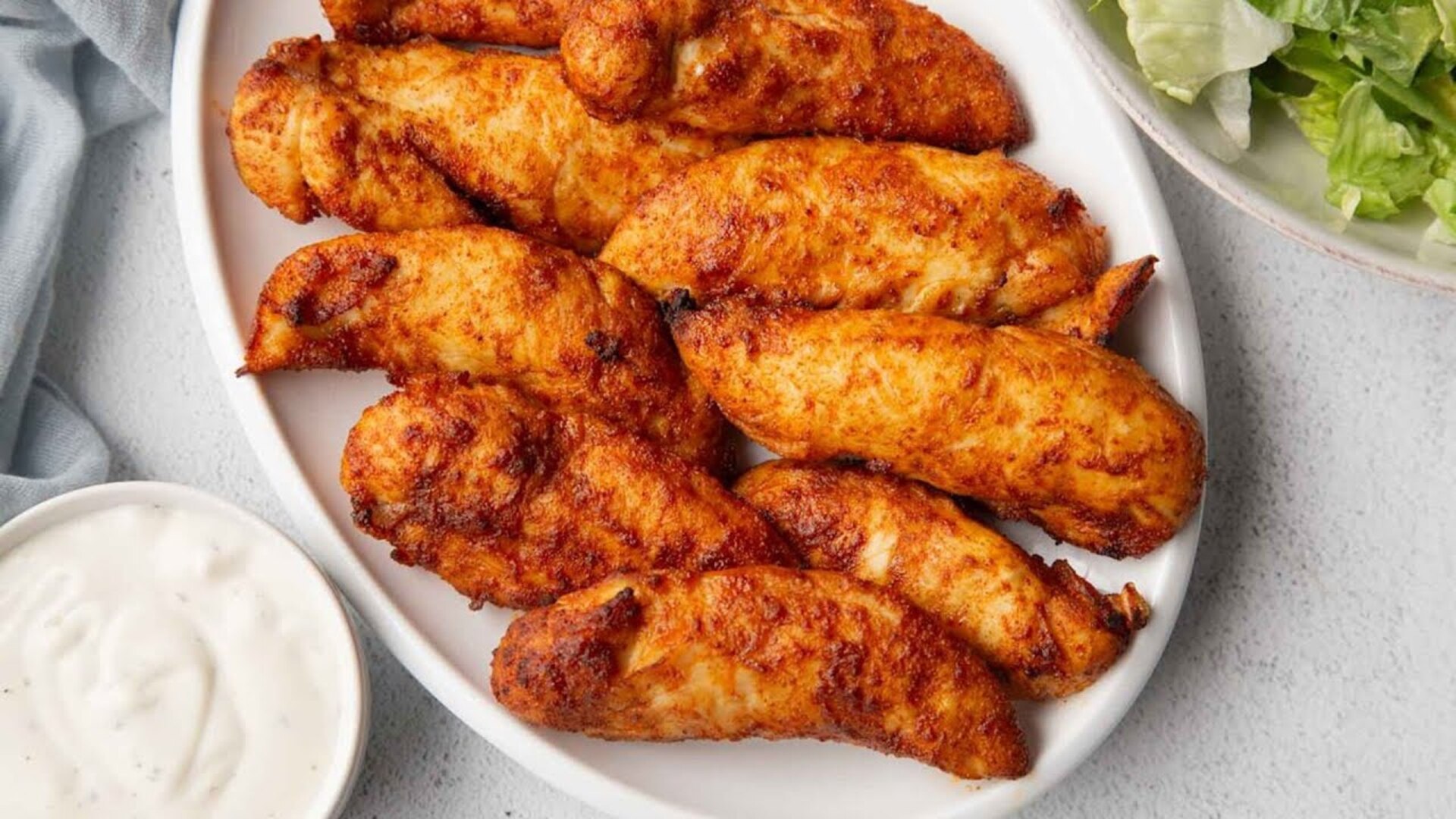 Video thumbnail for Air Fryer BBQ Chicken Tenders Recipe