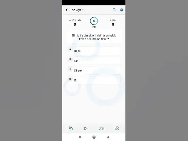 Video thumbnail for Elimiz ile dirseklerimizin arasındaki kalan bölüme ne denir?- Online Bilgi Yarışması