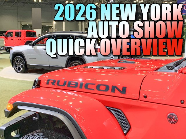 'Video thumbnail for 2026 New York Auto Show - Quick Overview! (Media days)'