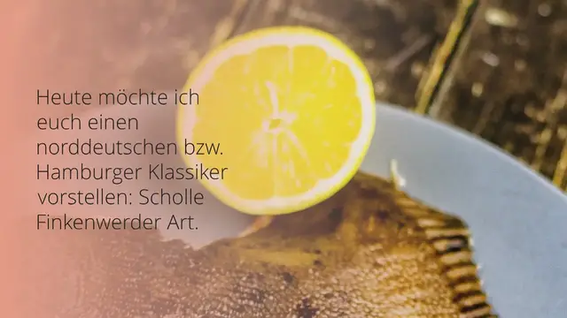 Video thumbnail for Scholle Finkenwerder